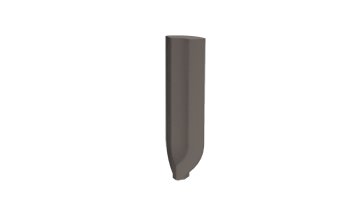 Taurus Color (07 S Dark Grey) - vnitřní roh sokl 2,3x8 cm šedá