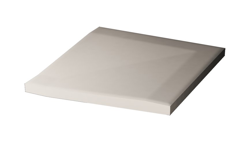 Taurus Color (10 SB Ivory) - bezbariérová tvarovka rohová 10x10 slonová kost, R10 B