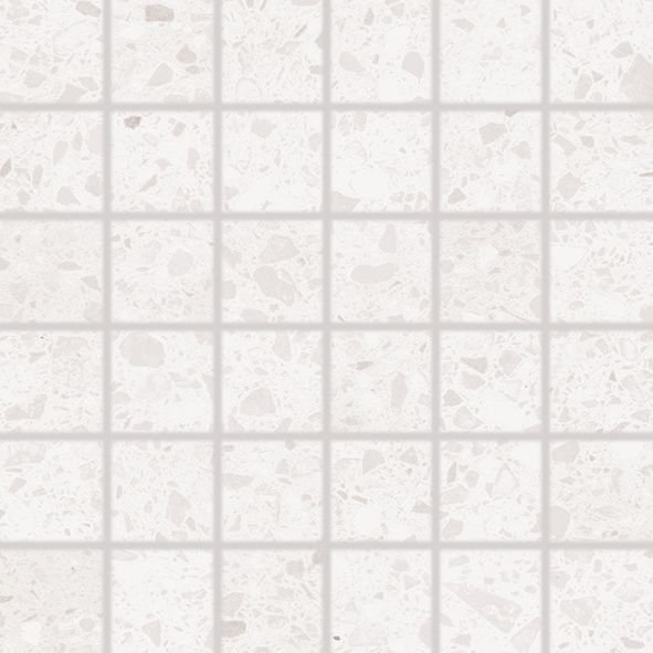 Porfido - dlaždice mozaika 5x5 bílá DDM06810