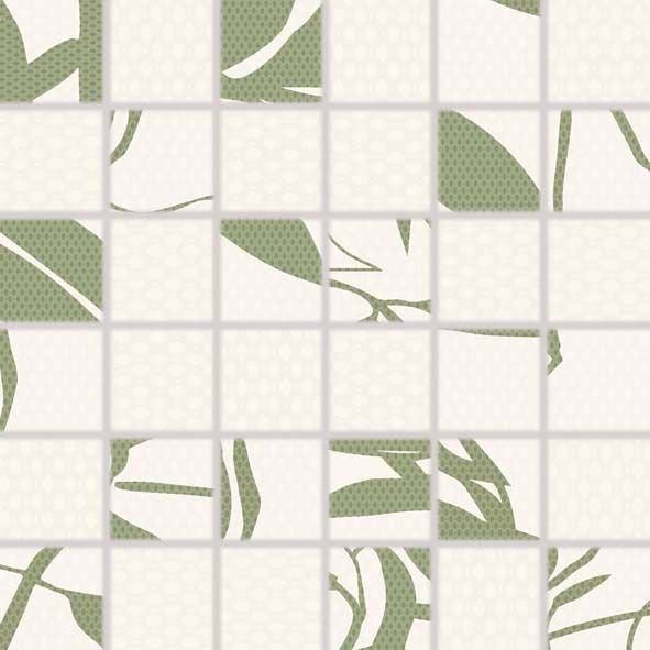 Lint - obkládačka mozaika 5x5 zelená, tl.10 mm