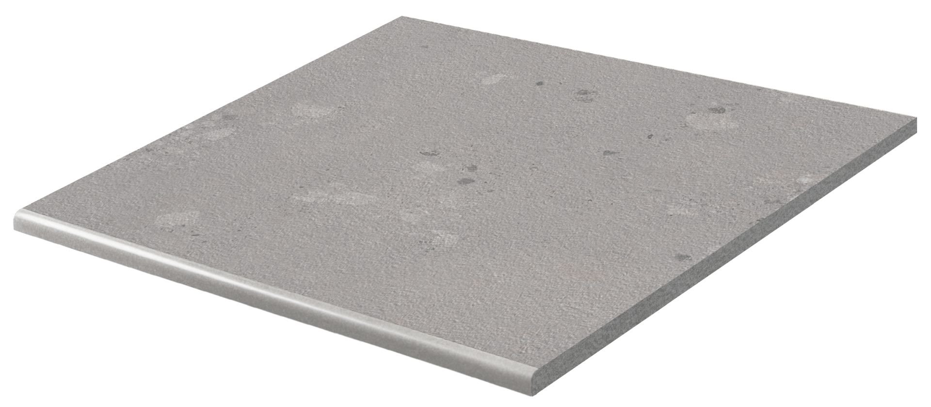 Castone Ash Outdoor - schodovka rektifikovaná 59,8x59,8, 2 cm šedá