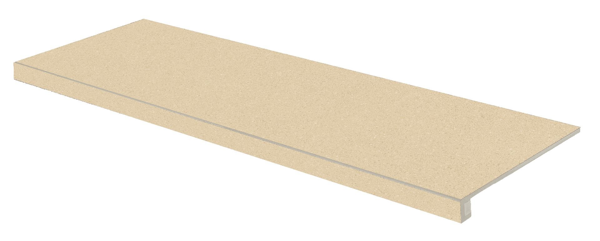 Compila Sand - schodová tvarovka rektifikovaná 29,8x119,8 okrová