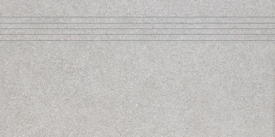 Block - schodovka rektifikovaná 29,8x59,8 světle šedá, tl. 9 mm