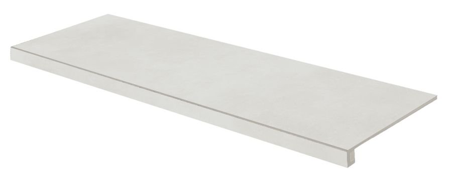 Extra - schodová tvarovka rektifikovaná 29,8x119,8 bílá, tl. 9 mm