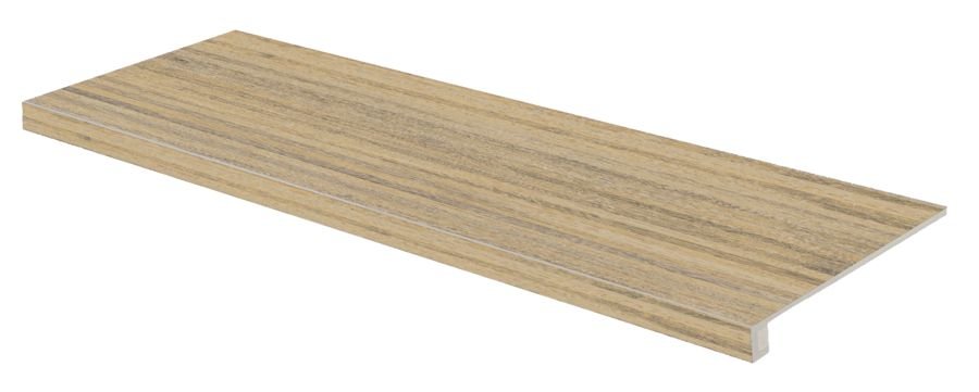 Plywood Straw - schodová tvarovka 29,8x119,8 béžová, tl. 9 mm