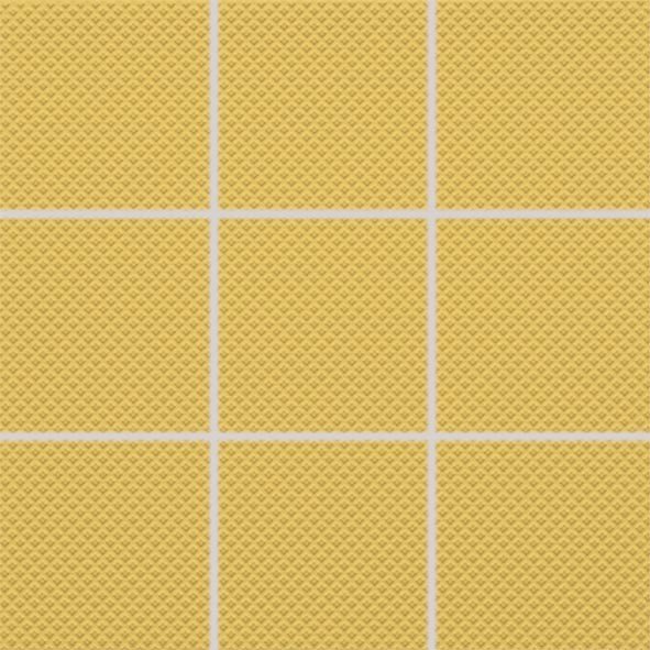 Color Two (RAL 0858070) - dlaždice mozaika 10x10 žlutá matná, R10 B, mrazuvzdorná GRS0K642
