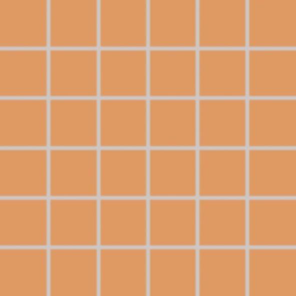 Color Two (RAL 0607050) - dlaždice mozaika 5x5 oranžová matná, mrazuvzdorná GDM05150