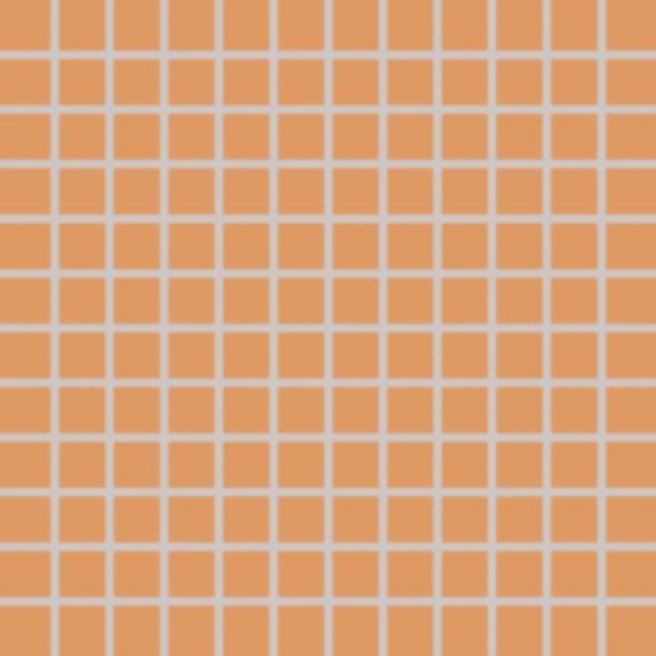RAKO Color Two (RAL 0607050) - dlaždice mozaika 2,5x2,5 oranžová matná, mrazuvzdorná GDM02150, cena za 1.000 m2