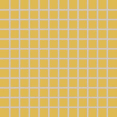 Color Two (RAL 0858070) - dlaždice mozaika 2,5x2,5 žlutá matná, mrazuvzdorná GDM02142