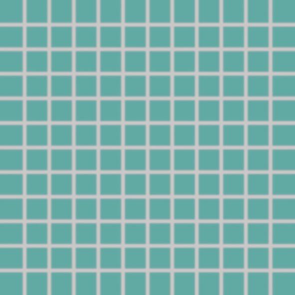 Color Two (RAL 1907025) - dlaždice mozaika 2,5x2,5 tyrkysová matná, mrazuvzdorná GDM02467