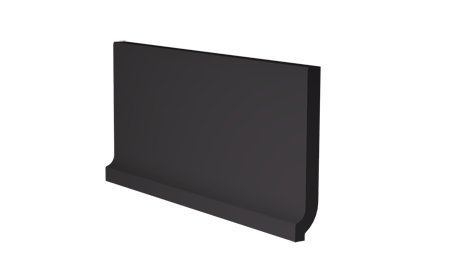 RAKO Taurus Color (19 ABS Black) - sokl s požlábkem 9x20 černý TSPF6019, cena za 1.000 ks