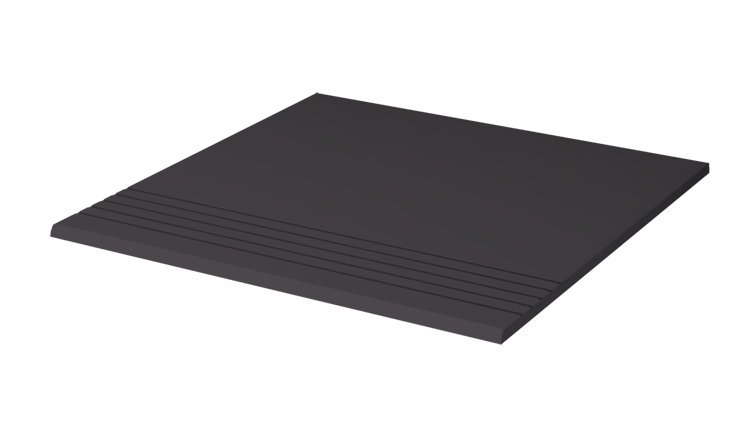 Taurus Color (19 SF Black) - schodovka 30x30 černá, R9 A