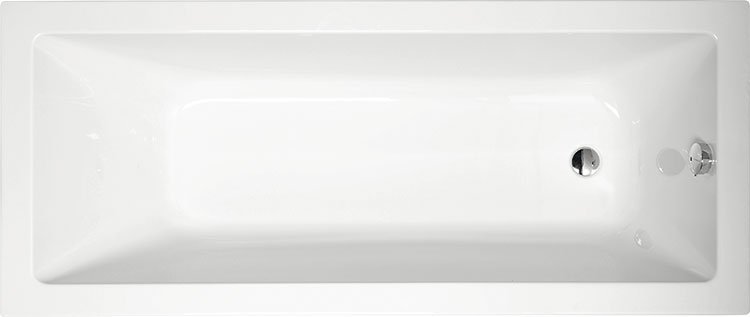 Noemi obdélníková vana 160x70x39 cm, bílá