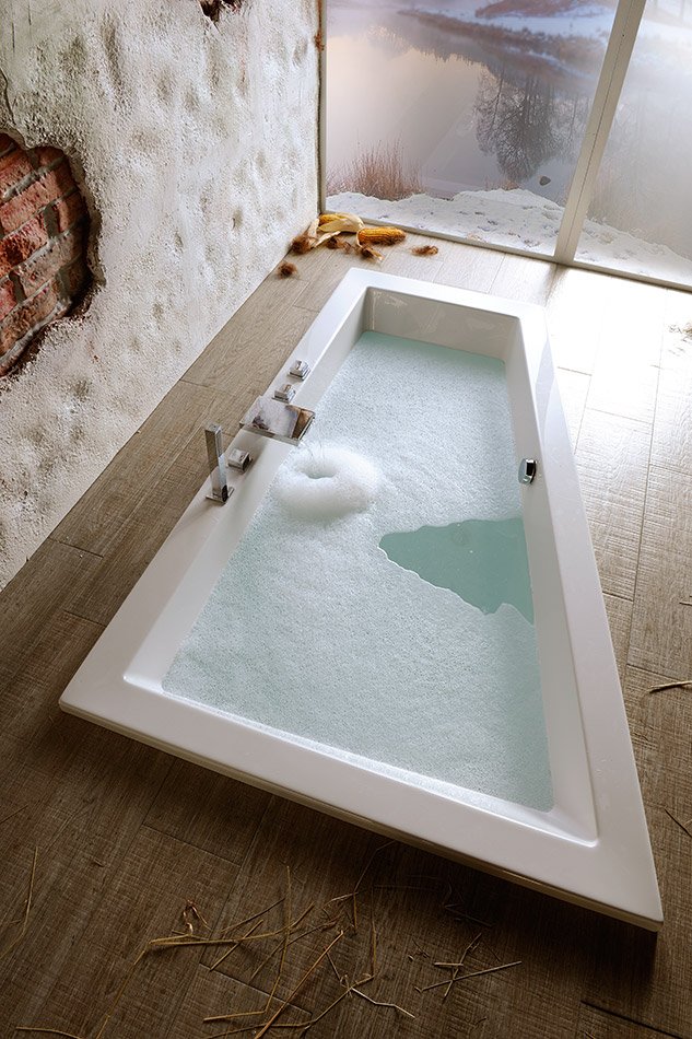 Náhled Triangl L asymetrická vana 180x120x50 cm, bílá