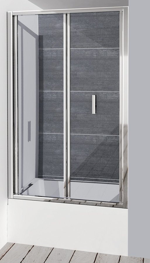 Deep sprchové dveře skládací 1000x1650 mm, čiré sklo MD1910