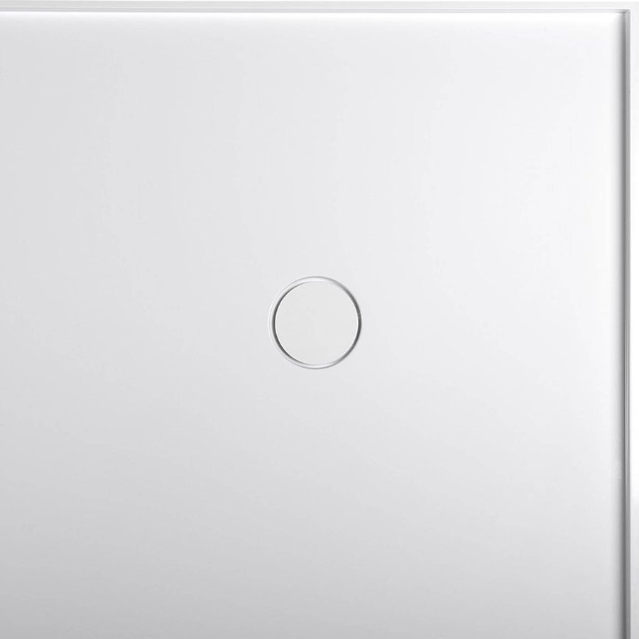 Mirai sprchová vanička z litého mramoru, čtverec 100x100x1,8 cm