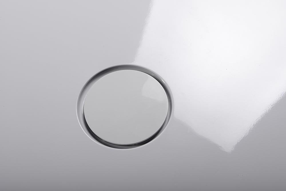 Náhled Mirai sprchová vanička z litého mramoru, čtverec 100x100x1,8 cm