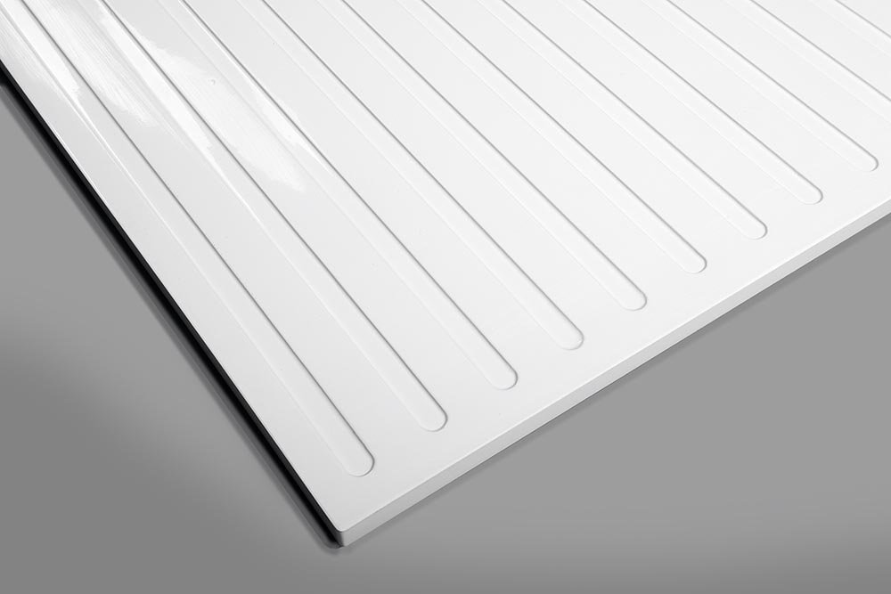 Náhled Mirai sprchová vanička z litého mramoru, čtverec 100x100x1,8 cm