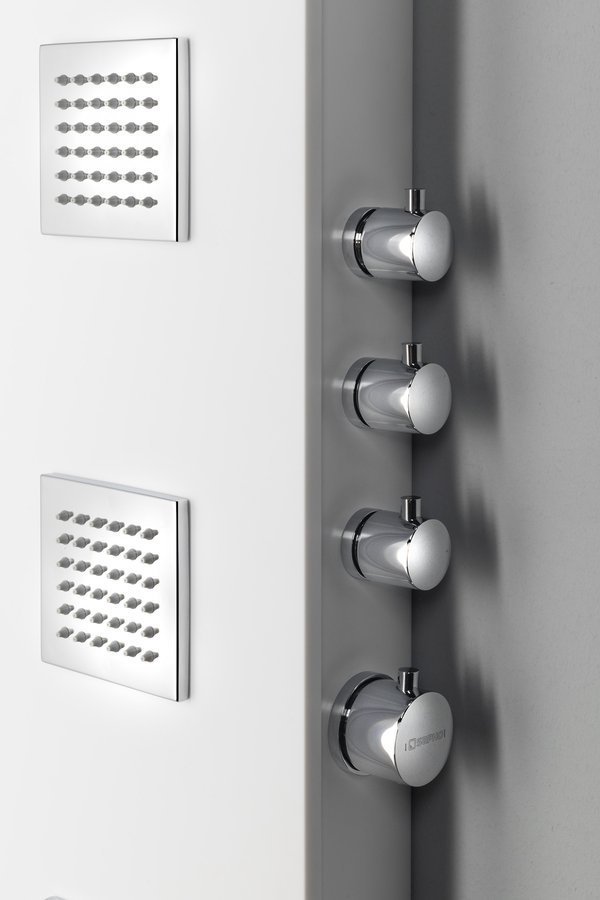 Náhled Spirit Square termostatický sprchový panel 25x155 cm, bílá