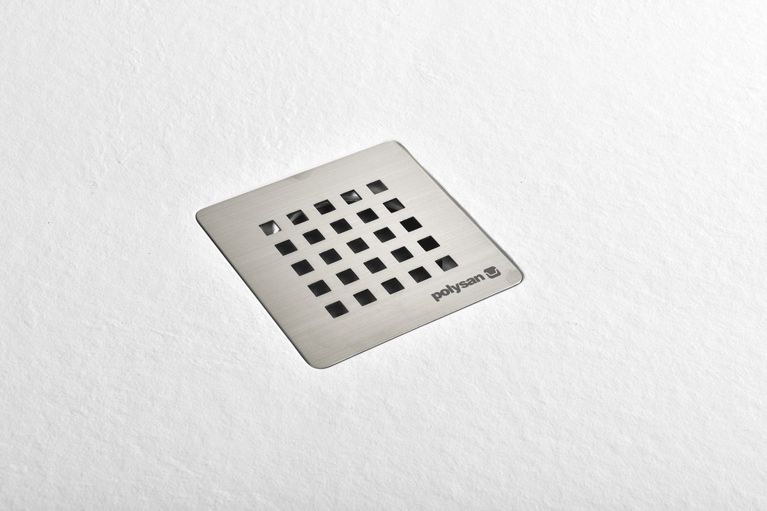 Náhled Treneca 90x90 vanička z litého mramoru, řezatelná, čtvercová, bílá mat