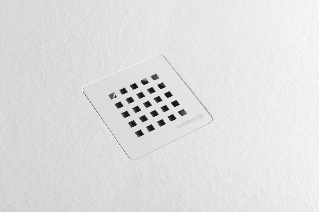 Náhled Treneca 90x90 vanička z litého mramoru, řezatelná, čtvercová, bílá mat