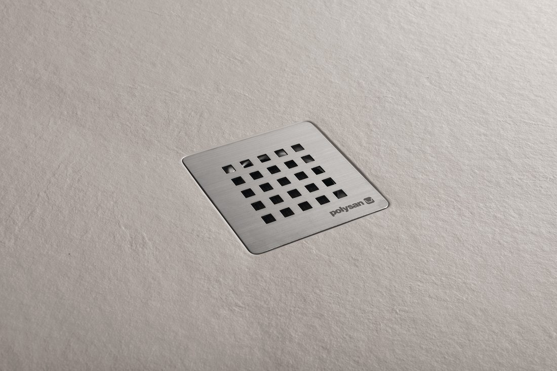 Náhled Treneca 90x90 vanička z litého mramoru, řezatelná, čtvercová, béžová mat