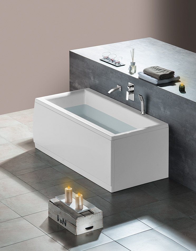 Náhled Cleo Hydro hydromasážní vana, 180x90x48 cm, bílá