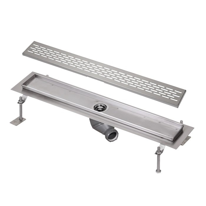 SLKN 03EX - Nerezový koupelnový žlábek do prostoru, délka 75 cm, mat
