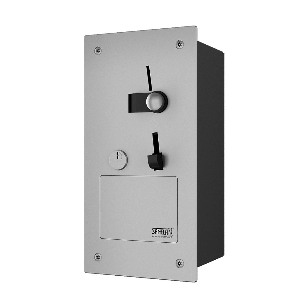 SLZA 03NZ - Vestavěný mincovní a žetonový automat pro jednu sprchu - interaktivní ovládání 88034