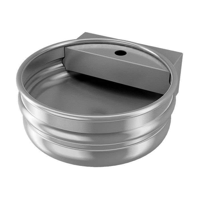 SLUN 77 - Nerezové umyvadlo KEG na stěnu 41 cm