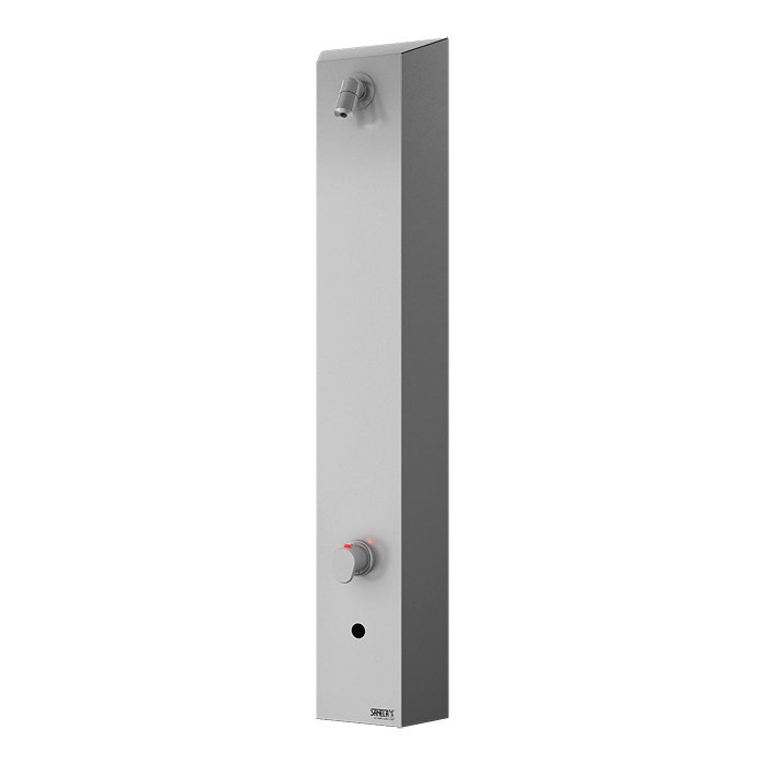 SLSN 02ET - Nerezový sprchový panel s elektronikou ALS a termostatickým ventilem, 24 V DC 92022