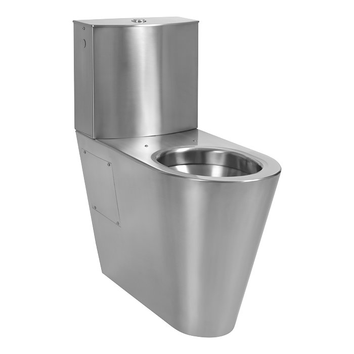 Sanela SLWN 16 - Nerezové kombi WC pro tělesně handicapované, spodní přívod vody 94160