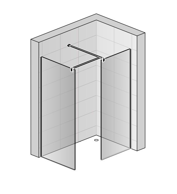 Náhled EASY: spojovací díl pro spojení dvou stabilizačních vzpěr,  bílá matná