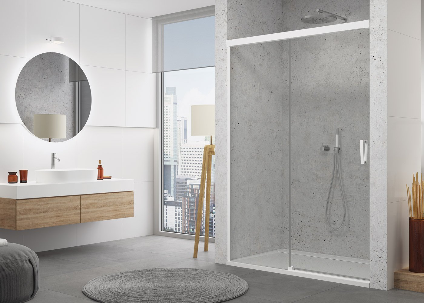 Náhled CAS2 - jednodílné posuvné dveře levé 100 cm