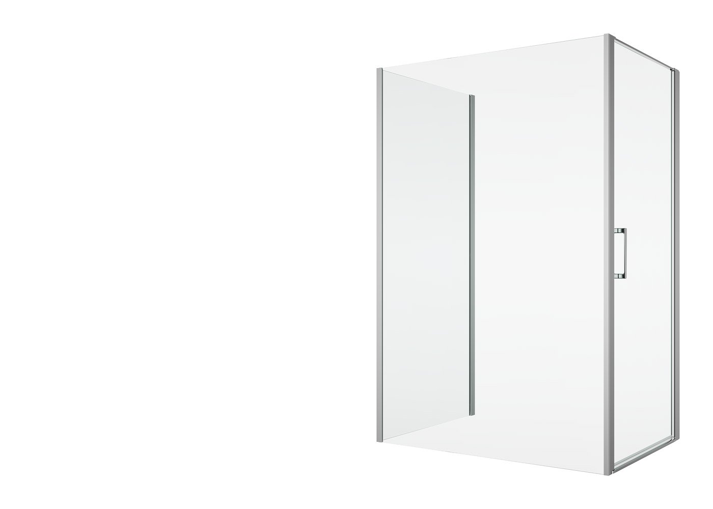 D22F3 - ATYP doplňková boční stěna 25-80 cm, zkrácená, pro U-montáž