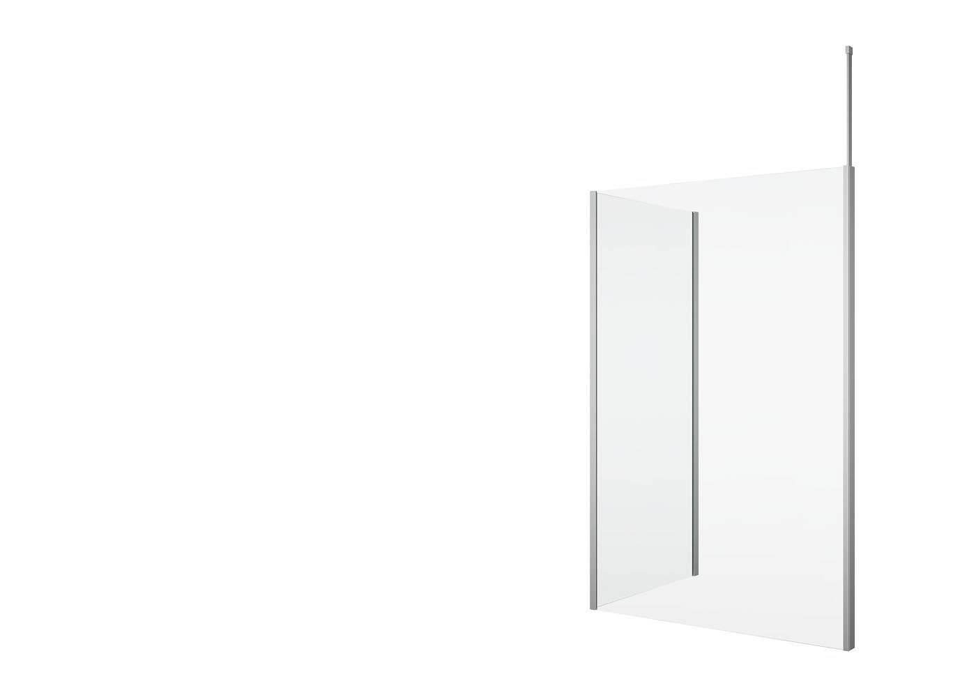 Náhled D22WI1V - pevná stěna 120 cm, stropní vzpěra