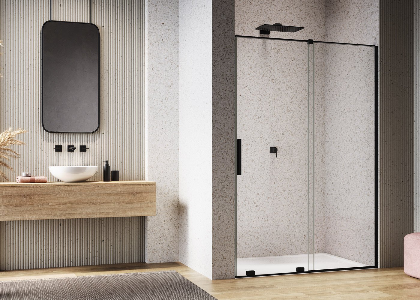 Náhled D35S2 - jednodílné posuvné dveře 140 cm