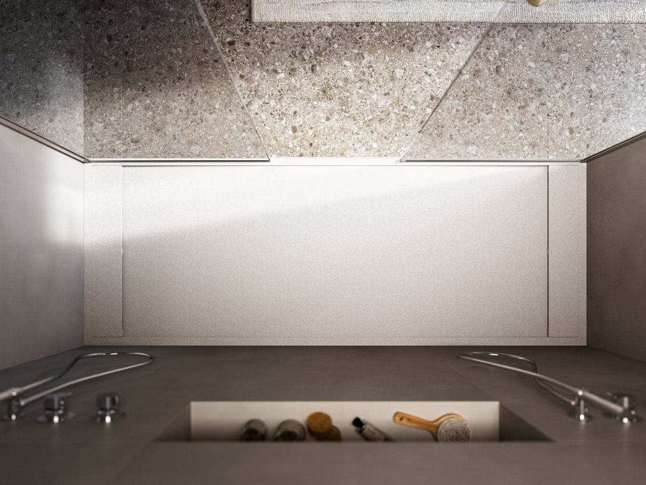 Náhled Rug Dual Flow bílá - ATYP obdélníková sprchová vanička 170-199 x 70-90, 2 sifony, PlyLite