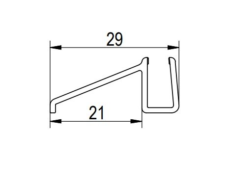 Vodorovné obloukové těsnění, pro Divera (D22SRB), R550