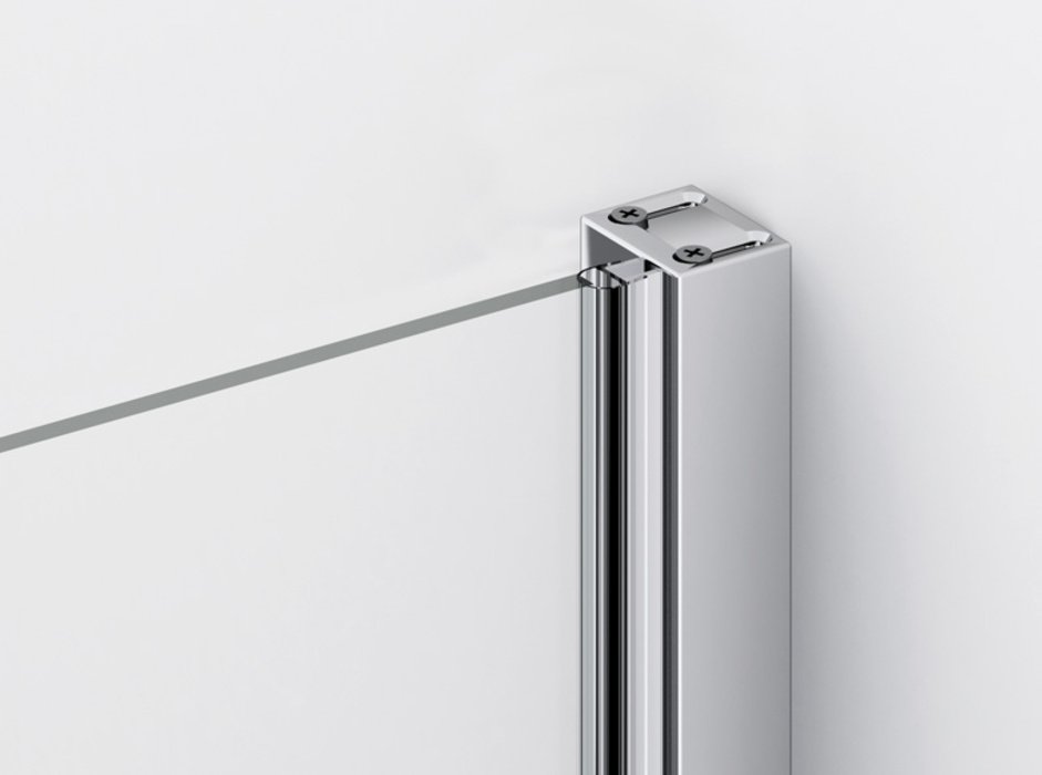 Náhled AN1C - jednokřídlé dveře pravé 70 cm, profil aluchrom