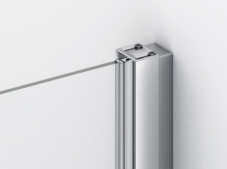 Náhled AN1C - jednokřídlé dveře pravé 75 cm, profil aluchrom