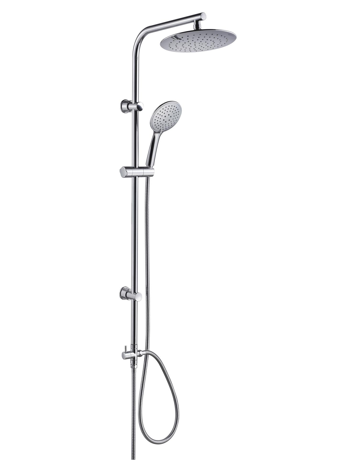 Sprchový komplet bez baterie, kulatá sprcha SP563