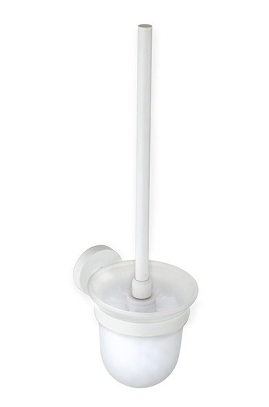 Bemeta design White - WC štětka miska sklo, bílá 104113014