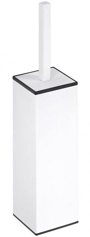 White - WC štětka na postavení/zavěšení, bílá