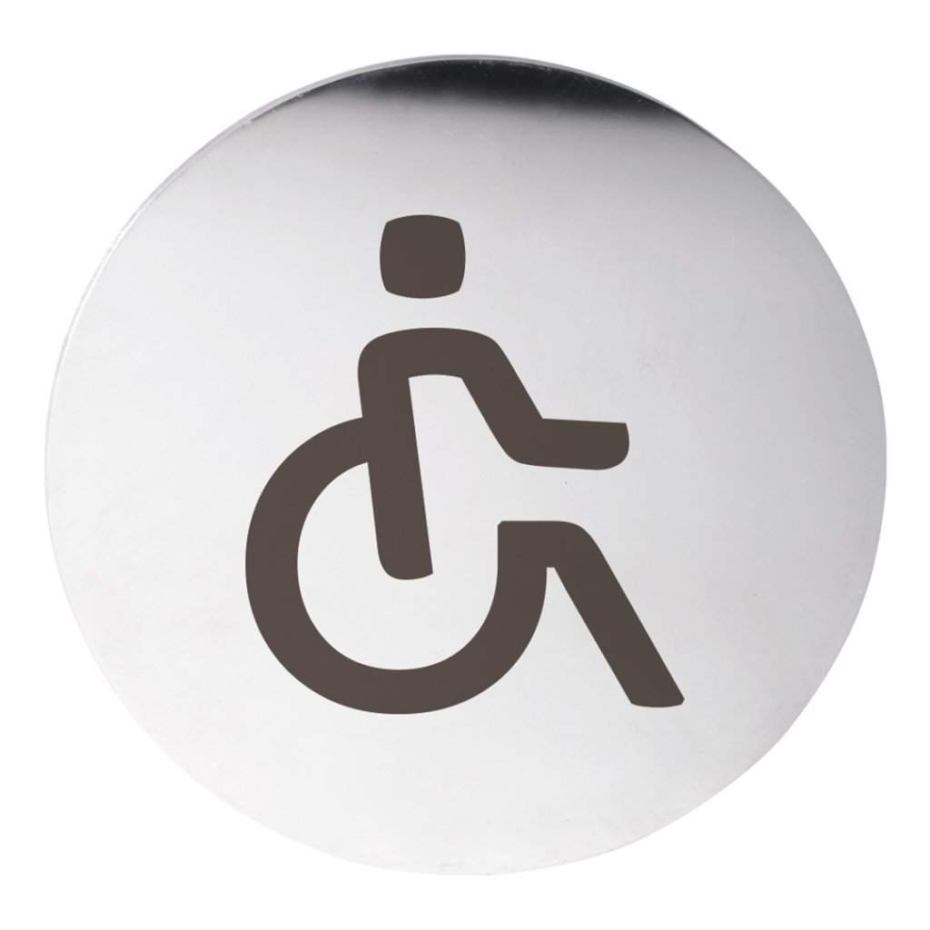 Home - ikona invalidé, kruh, lesk 111054001