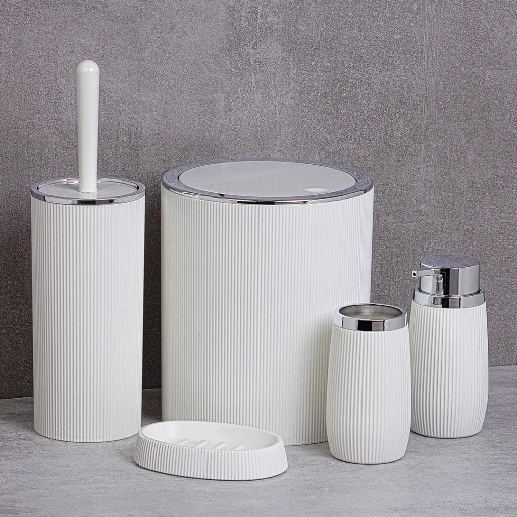 Bemeta design Home - sada koupelnových doplňků (5 ks), bílá 290000209