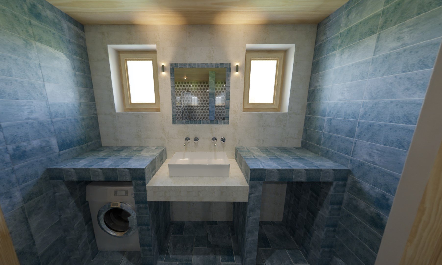 3D návrh - koupelna Materia 3d 360 Materia 2021