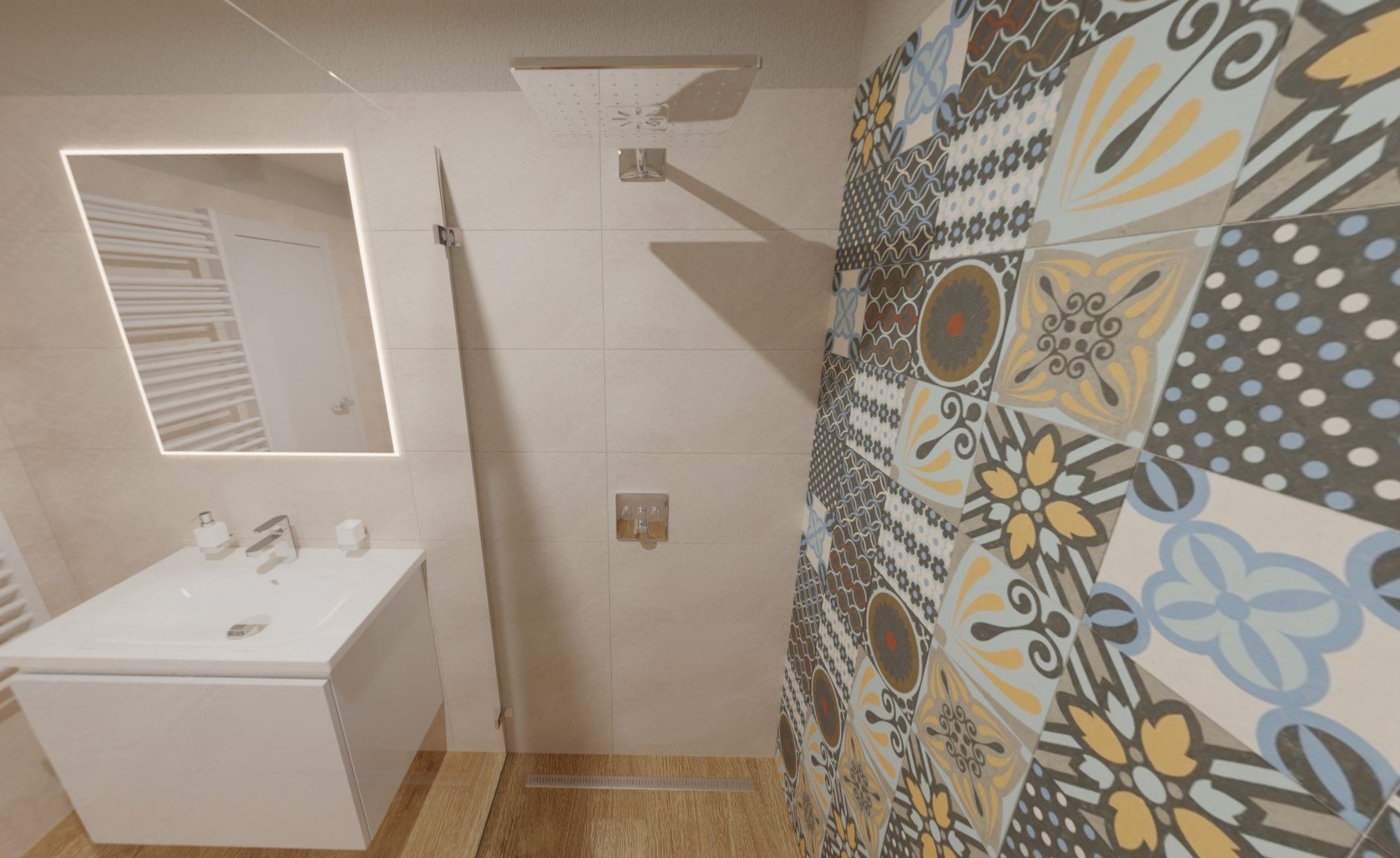 3D návrh - koupelna Novabell Déco